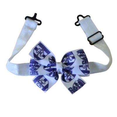 AFL Geelong Cats Adjustable Bella Bow Tie