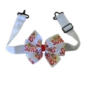 AFL Gold Coast Suns Adjustable Bella Bow Tie