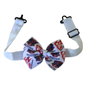 AFL Melbourne Demons Adjustable Bella Bow Tie