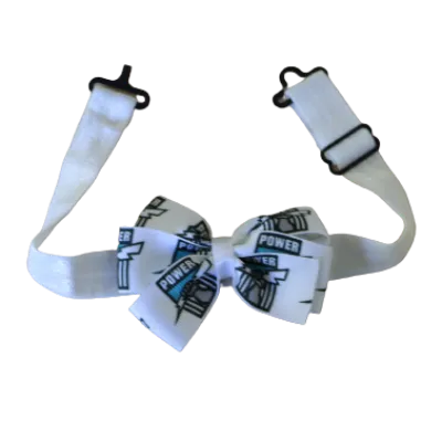 AFL Port Adelaide Power Adjustable Bella Bow Tie