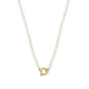 Aidee Marissa 14 karat gold necklace with freshwater pearls