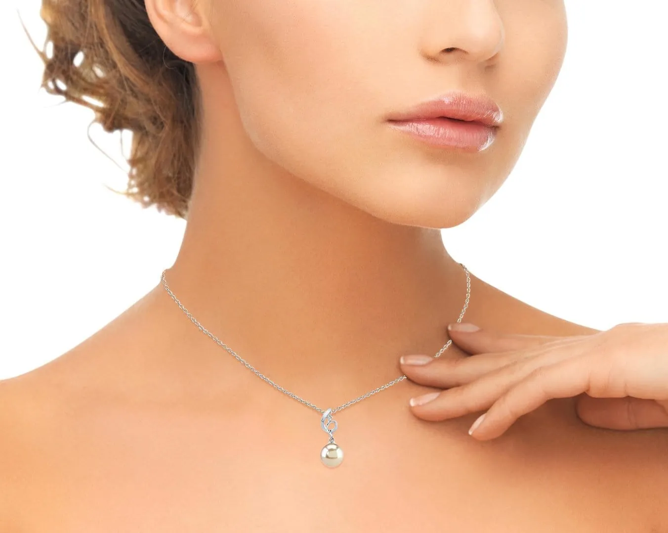 Akoya Pearl & Diamond Symphony Pendant- Choose Your Pearl Color