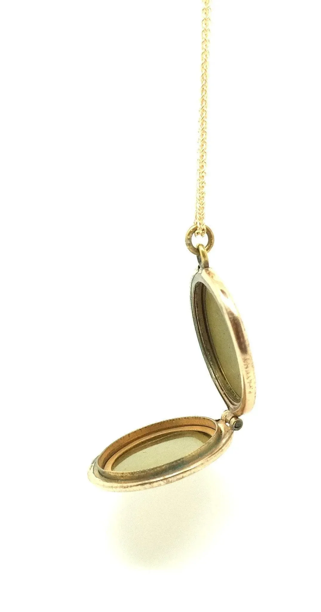 Antique Victorian Gold Filled Locket Necklace