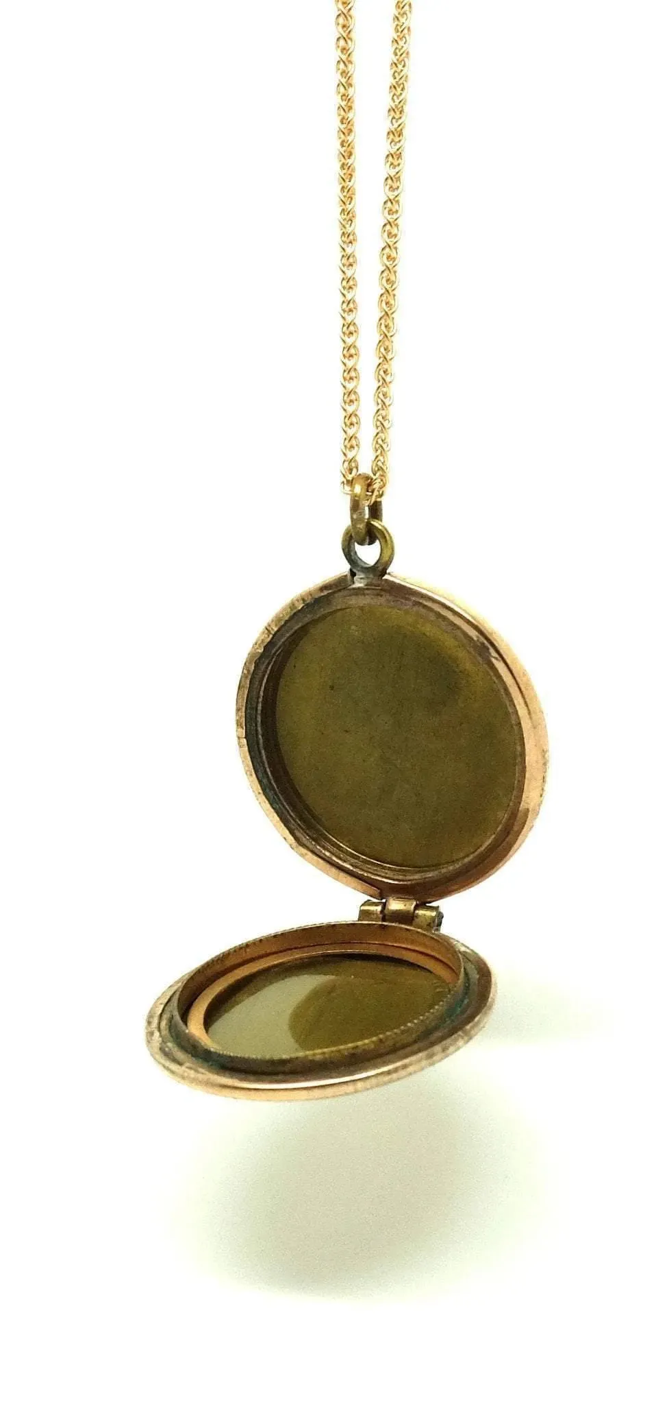 Antique Victorian Gold Filled Locket Necklace