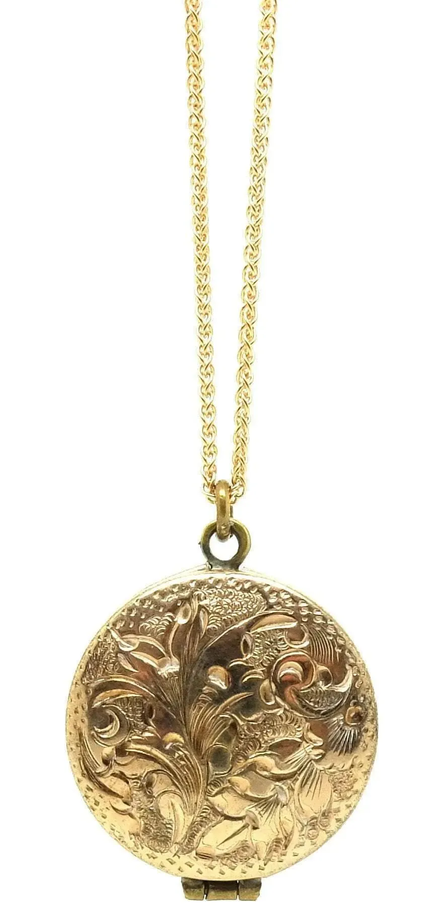 Antique Victorian Gold Filled Locket Necklace