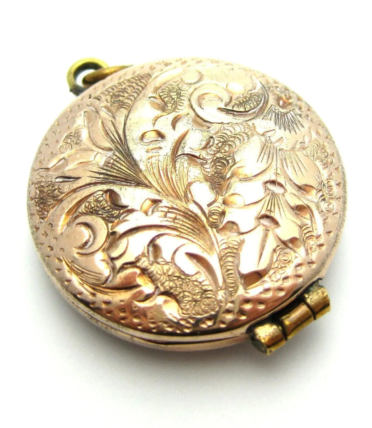 Antique Victorian Gold Filled Locket Necklace