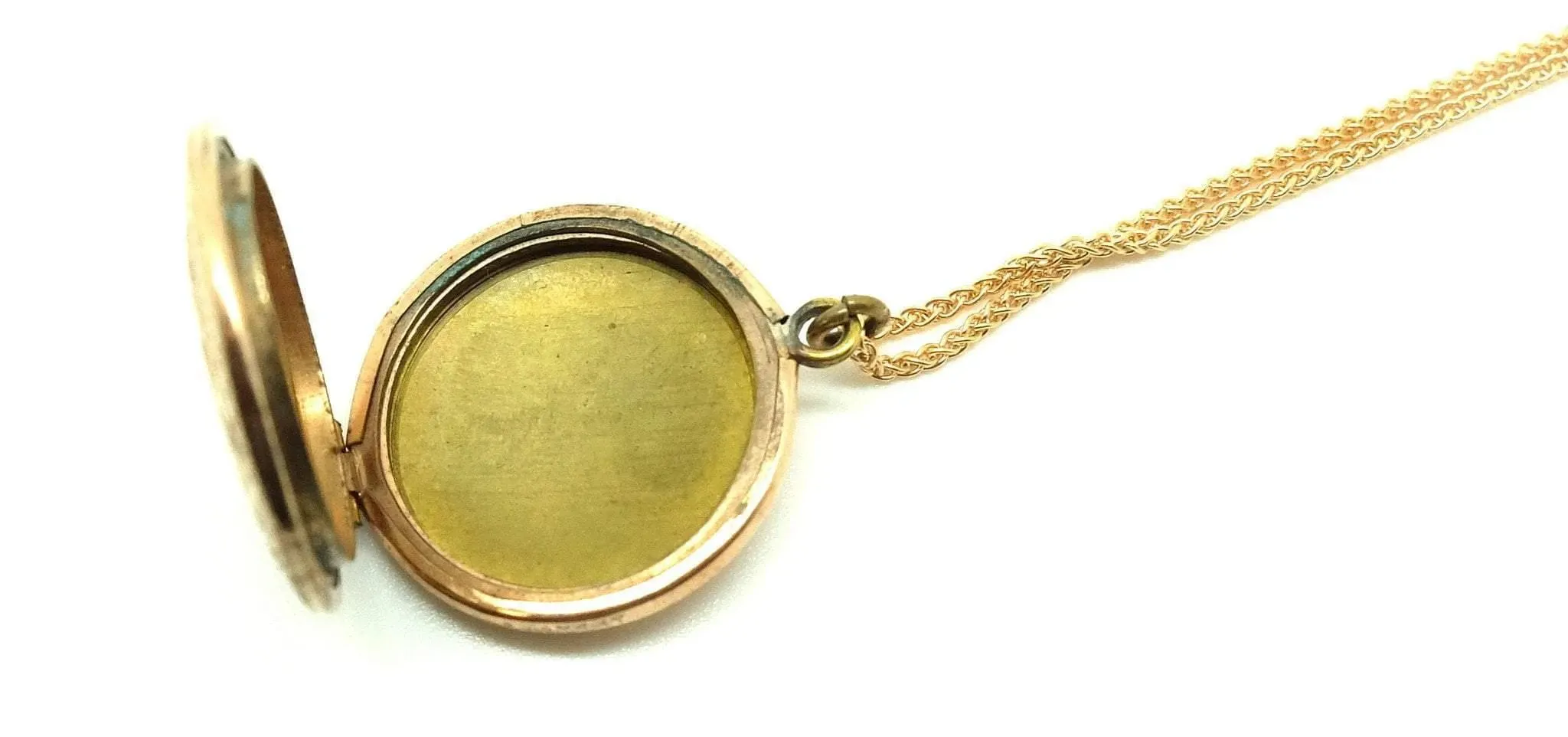 Antique Victorian Gold Filled Locket Necklace