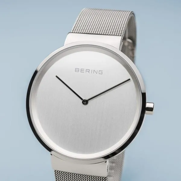 Bering 14539-000 Classic Stainless Steel Mesh Strap Men Watches