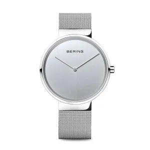 Bering 14539-000 Classic Stainless Steel Mesh Strap Men Watches