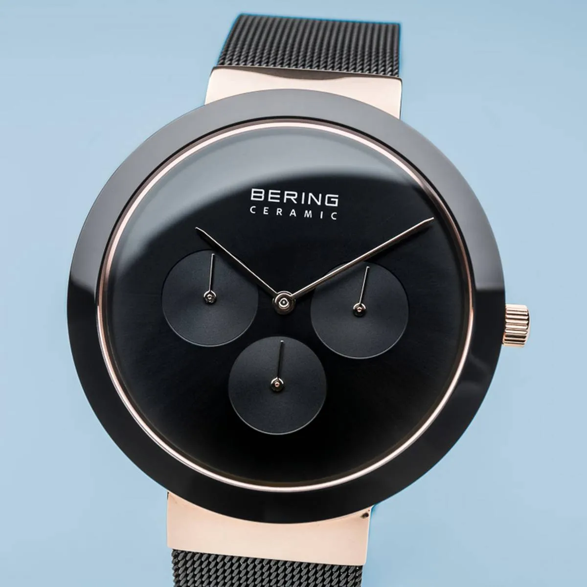 Bering 35040-166 Ceramic Stainless Steel Mesh Strap Unisex Watches