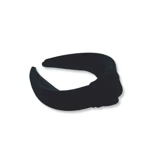 Black Velvet Hard Headband