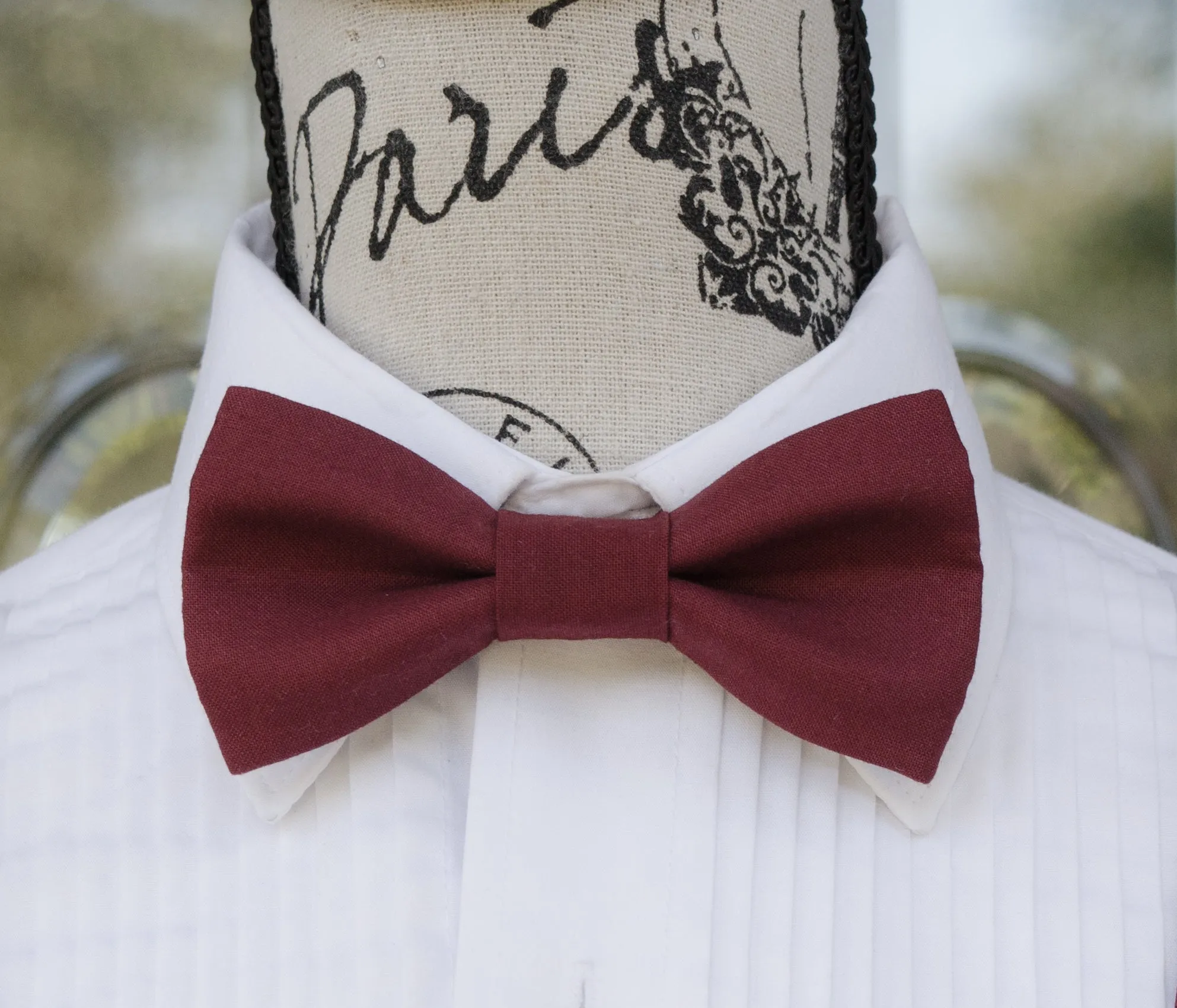 Burgundy Bow Tie (18)