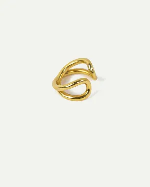 DEAR DARLING BERLIN ETERNITY EAR CUFF GOLD