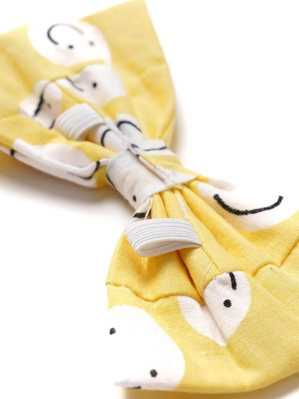 Dog Bow Tie - Smile Face Friends Yellow