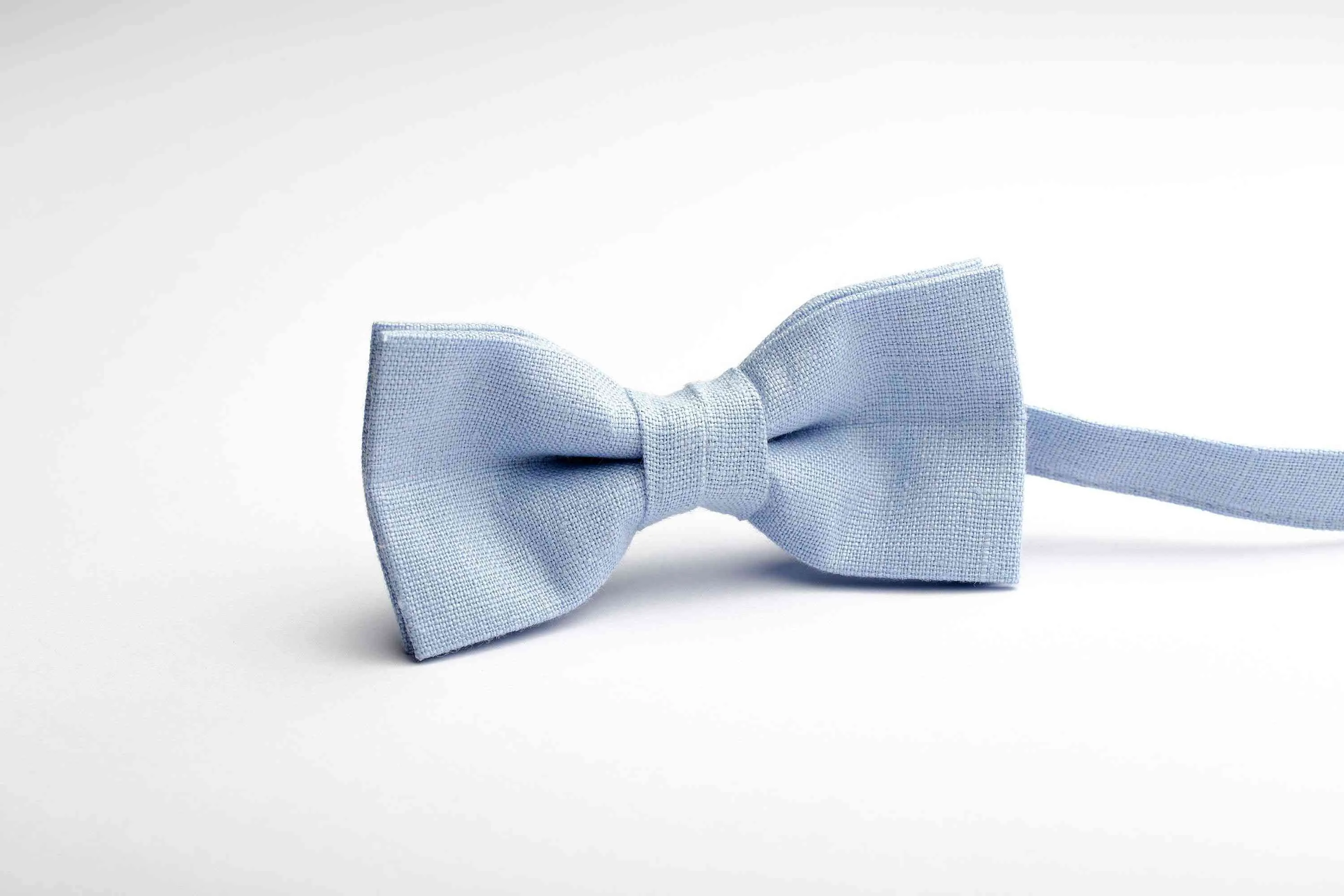 Dress Up Your Little Ones with Our Adorable Baby Blue Bow Ties for Boys, Toddlers, and Babies