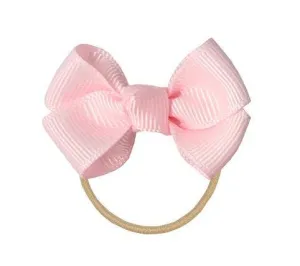 Elastic Bow Hair Tie - Pink