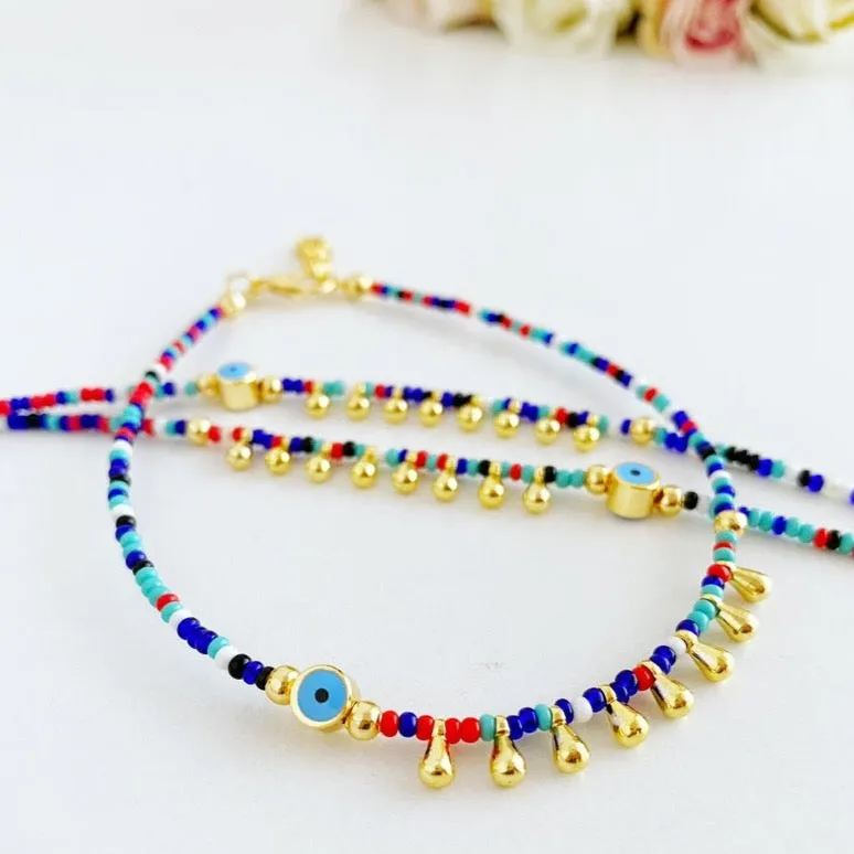 Evil Eye Anklet Bracelet