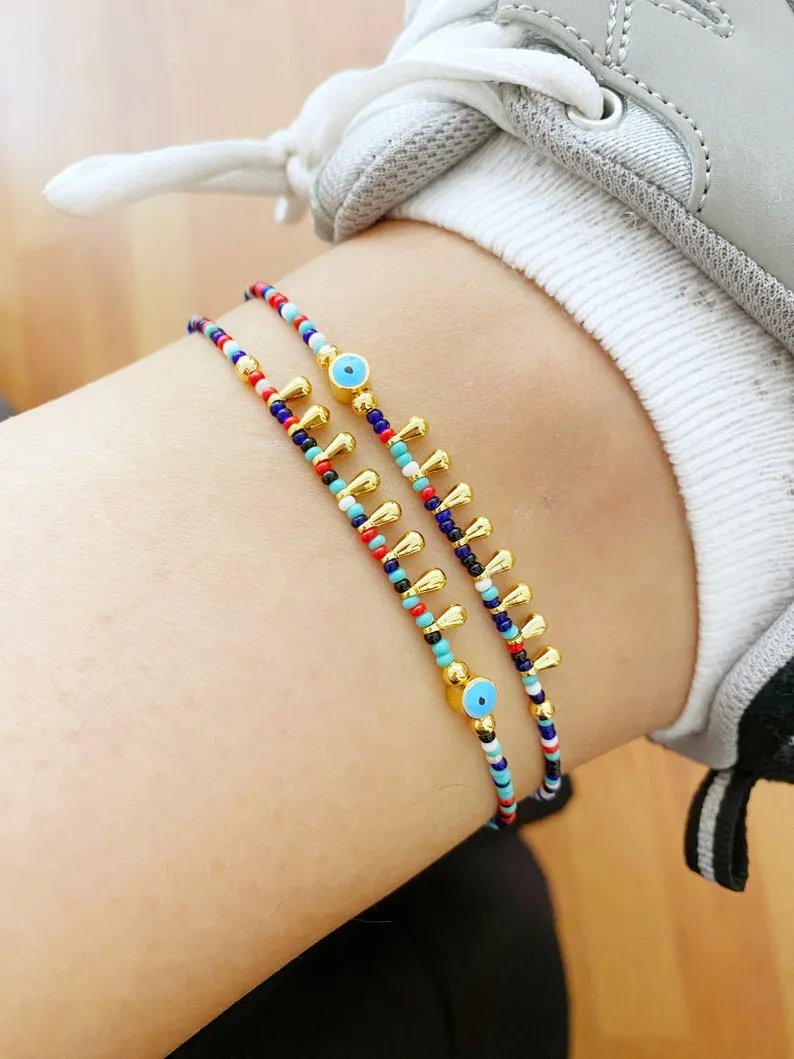 Evil Eye Anklet Bracelet