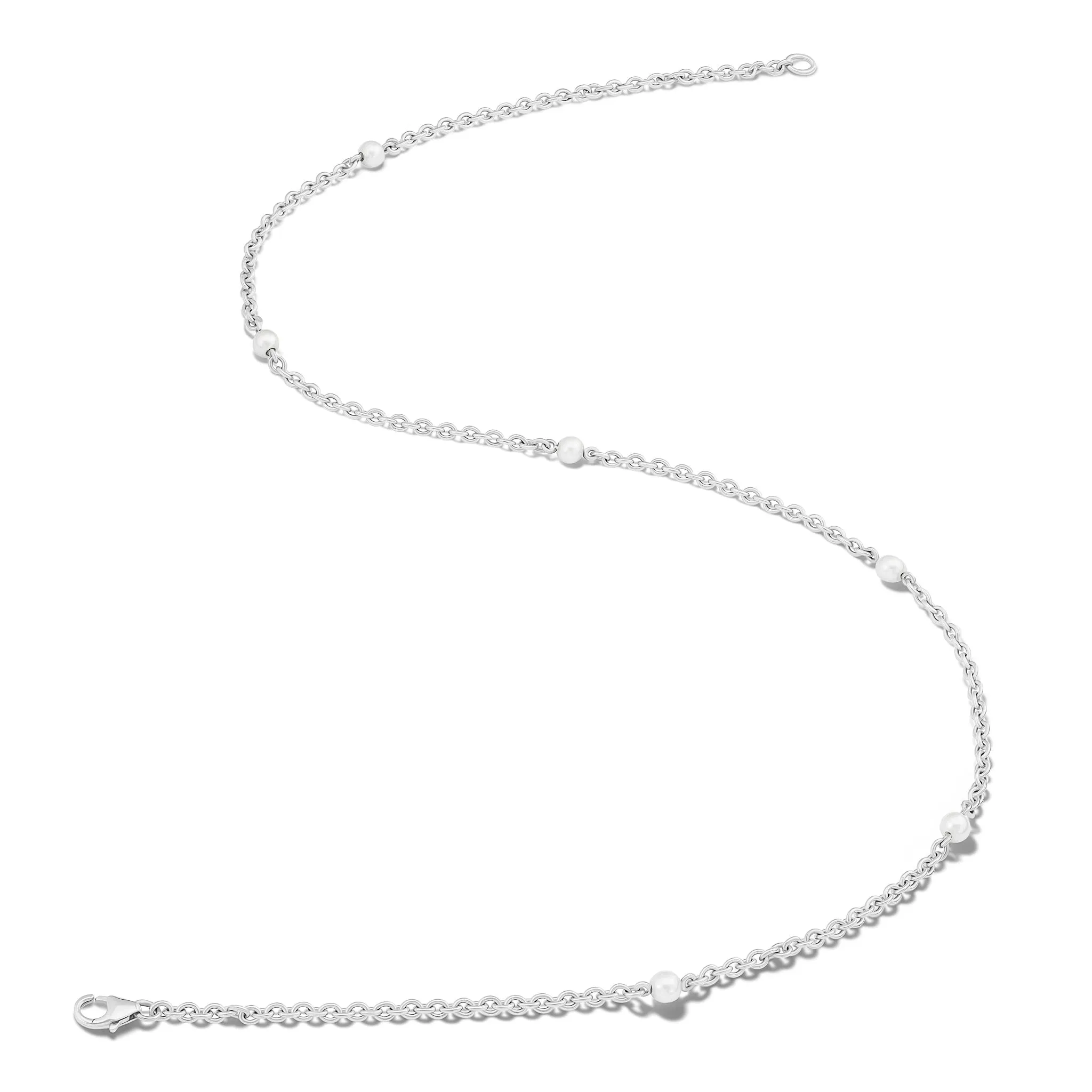 Finetrace Chain Silver - Pearl