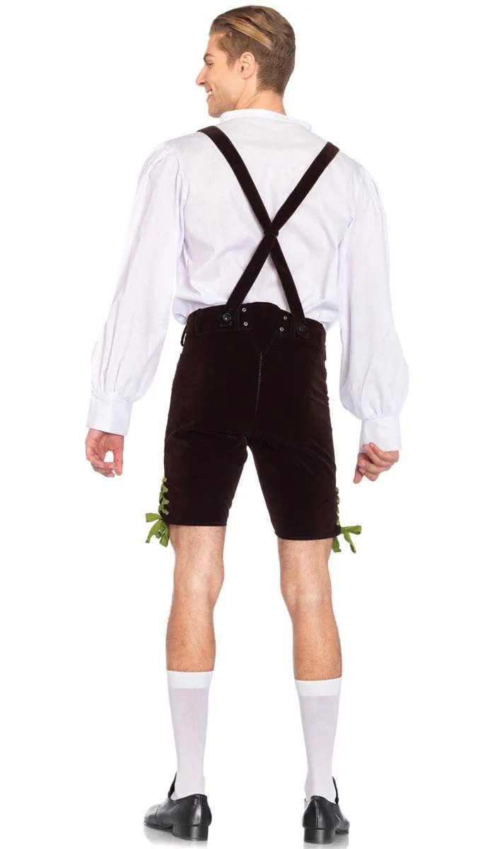 German Lederhosen Deluxe Mens Oktoberfest Costume