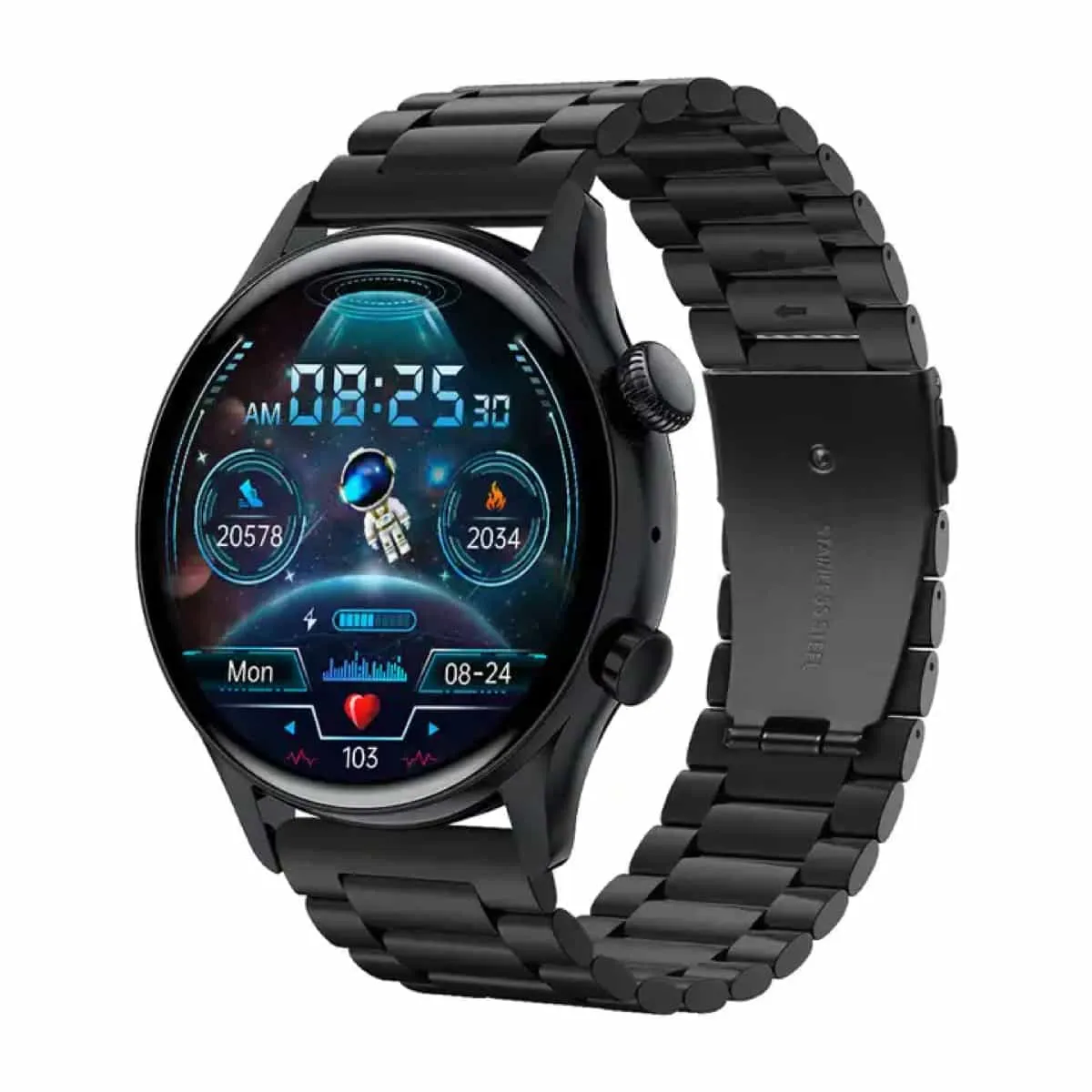 HKQ3 AI SmartWatch For Men and Women Silver