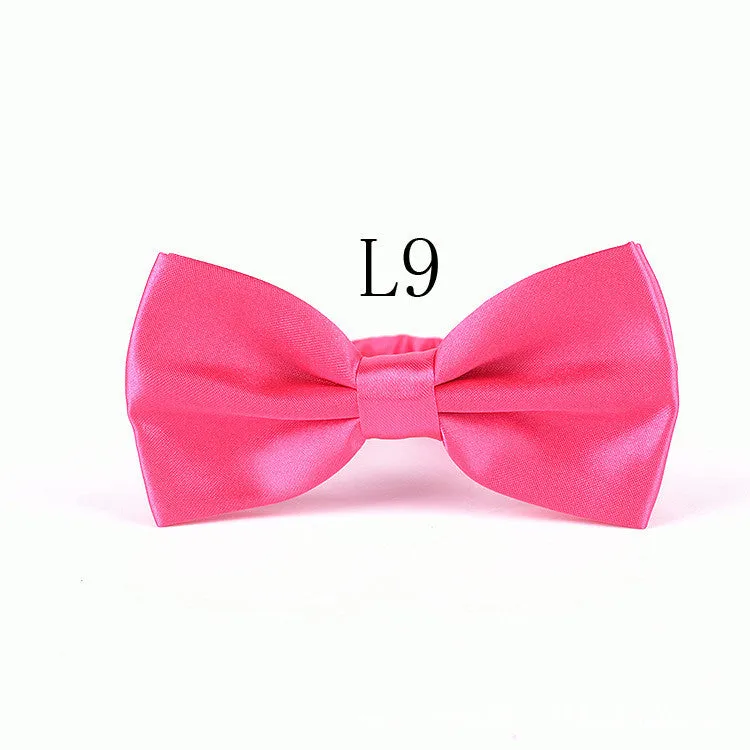 HOT SALE Formal Commercial Bow Tie Male Marriage Bow Ties Candy Color Gentleman Butterfly Cravat Bowtie For Men Formal Business