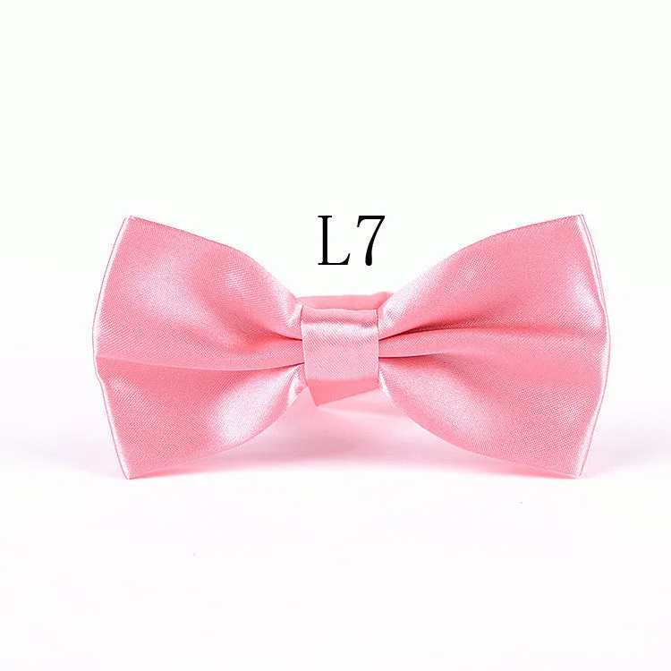 HOT SALE Formal Commercial Bow Tie Male Marriage Bow Ties Candy Color Gentleman Butterfly Cravat Bowtie For Men Formal Business