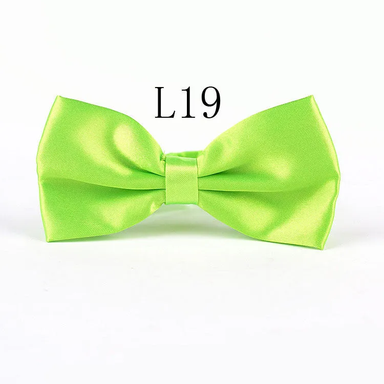 HOT SALE Formal Commercial Bow Tie Male Marriage Bow Ties Candy Color Gentleman Butterfly Cravat Bowtie For Men Formal Business