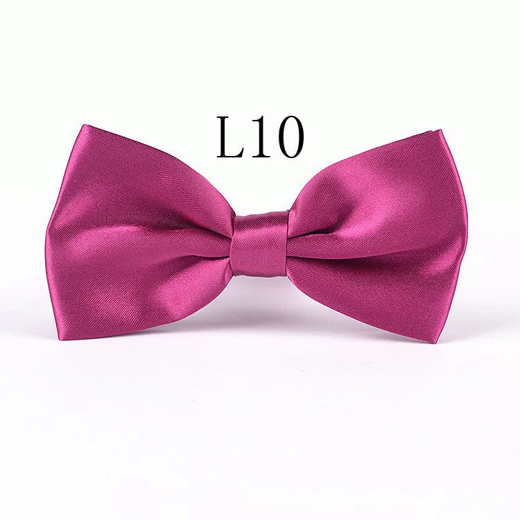 HOT SALE Formal Commercial Bow Tie Male Marriage Bow Ties Candy Color Gentleman Butterfly Cravat Bowtie For Men Formal Business