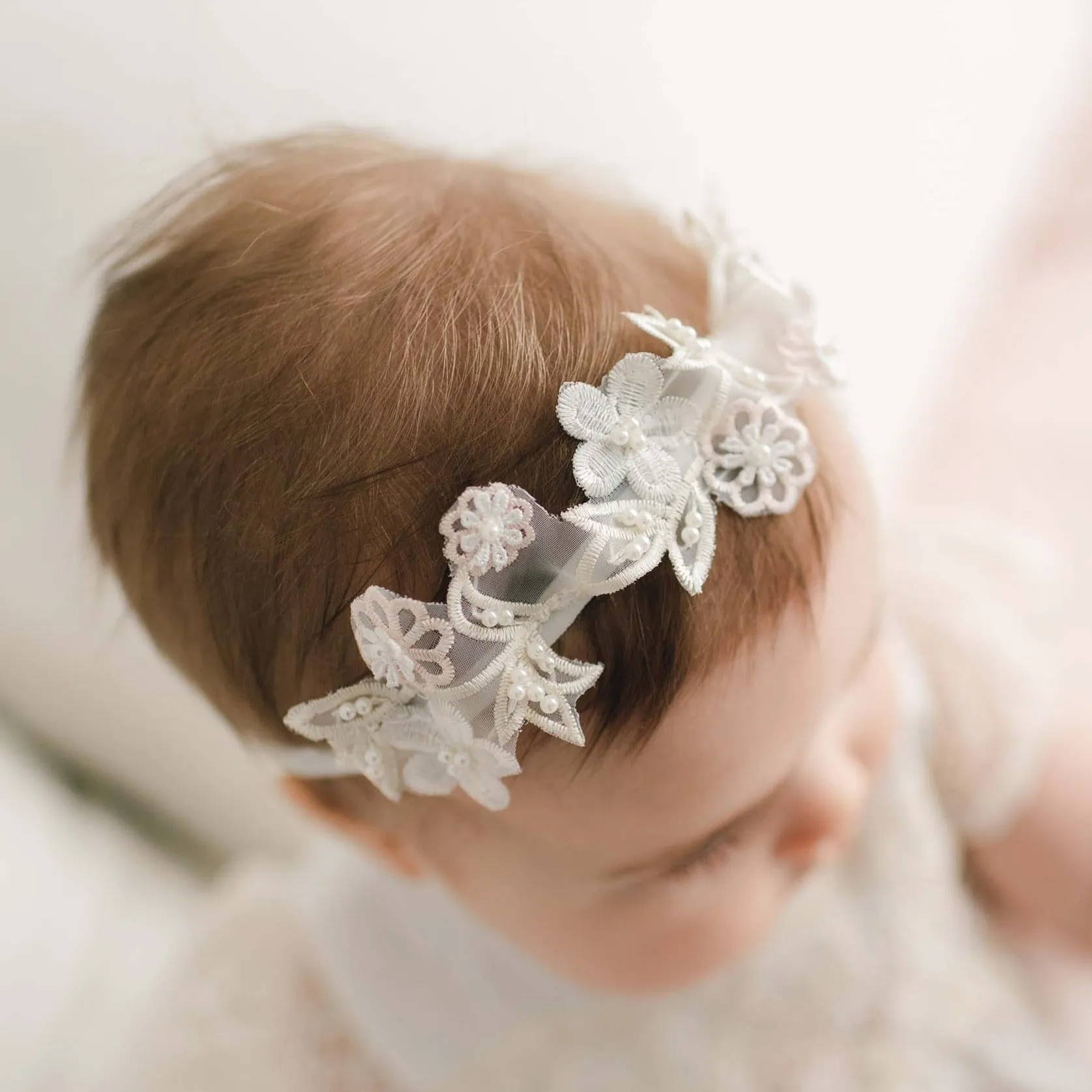 Jessica Beaded Flower Headband