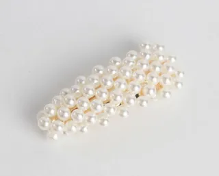 Korea Japanese pearl side clip girl sweet bb clip water drop net red bangs clip ins wind alloy hairpin