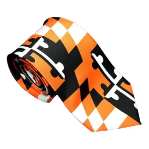 Maryland Flag Black & Orange / Tie