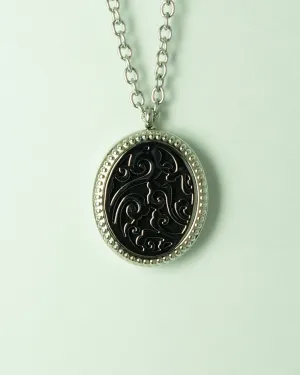 Necklace - Locket for Essential Oil - Oval Vintage