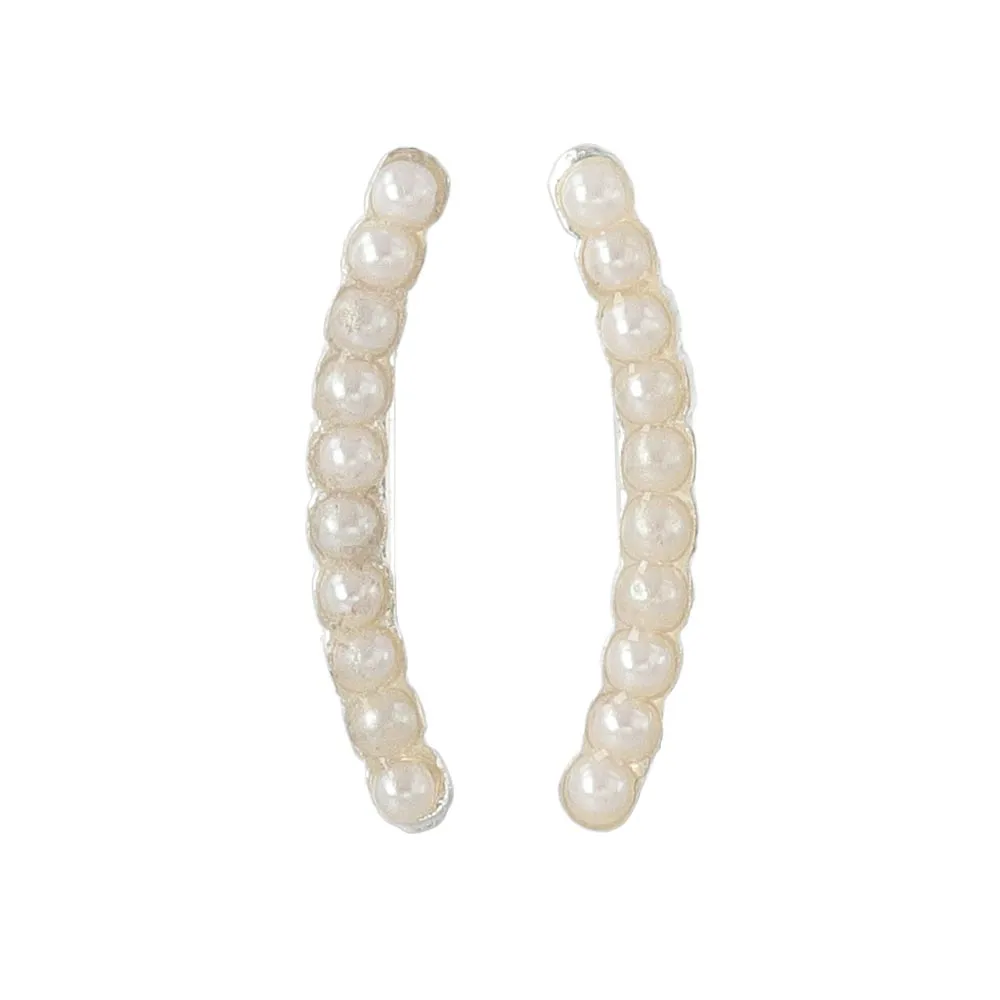 Pearly Curve Multiway Earrings