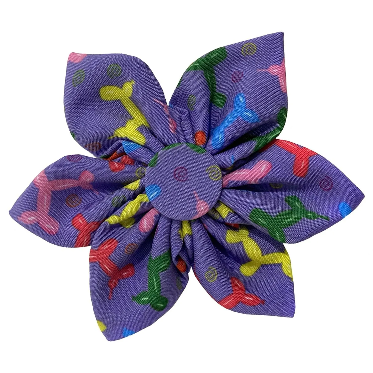 pinwheel balloon dog tie