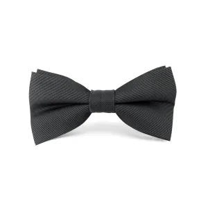 Pre-Tied Grosgrain Grey Bow Tie (Online Exclusive)