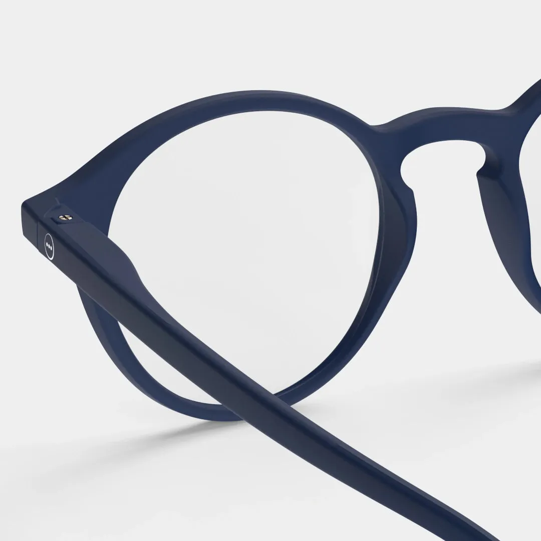 Reading Glasses  1 Round in Deep Blue Style D