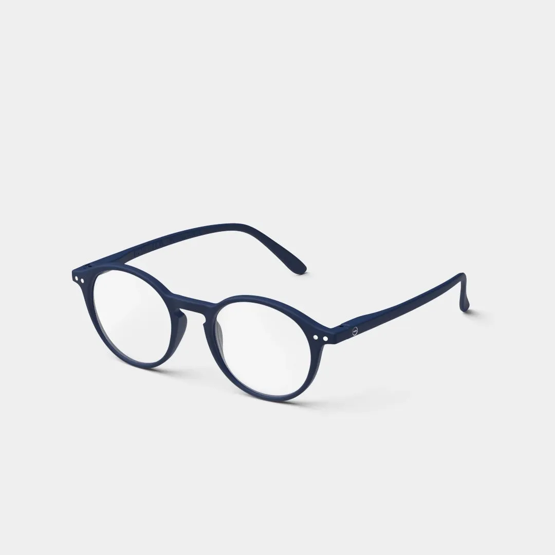 Reading Glasses  1 Round in Deep Blue Style D