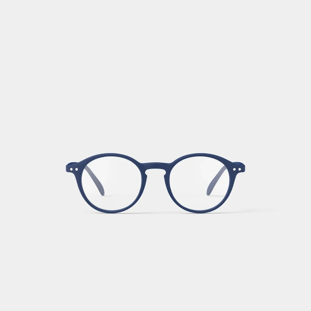 Reading Glasses  1 Round in Deep Blue Style D