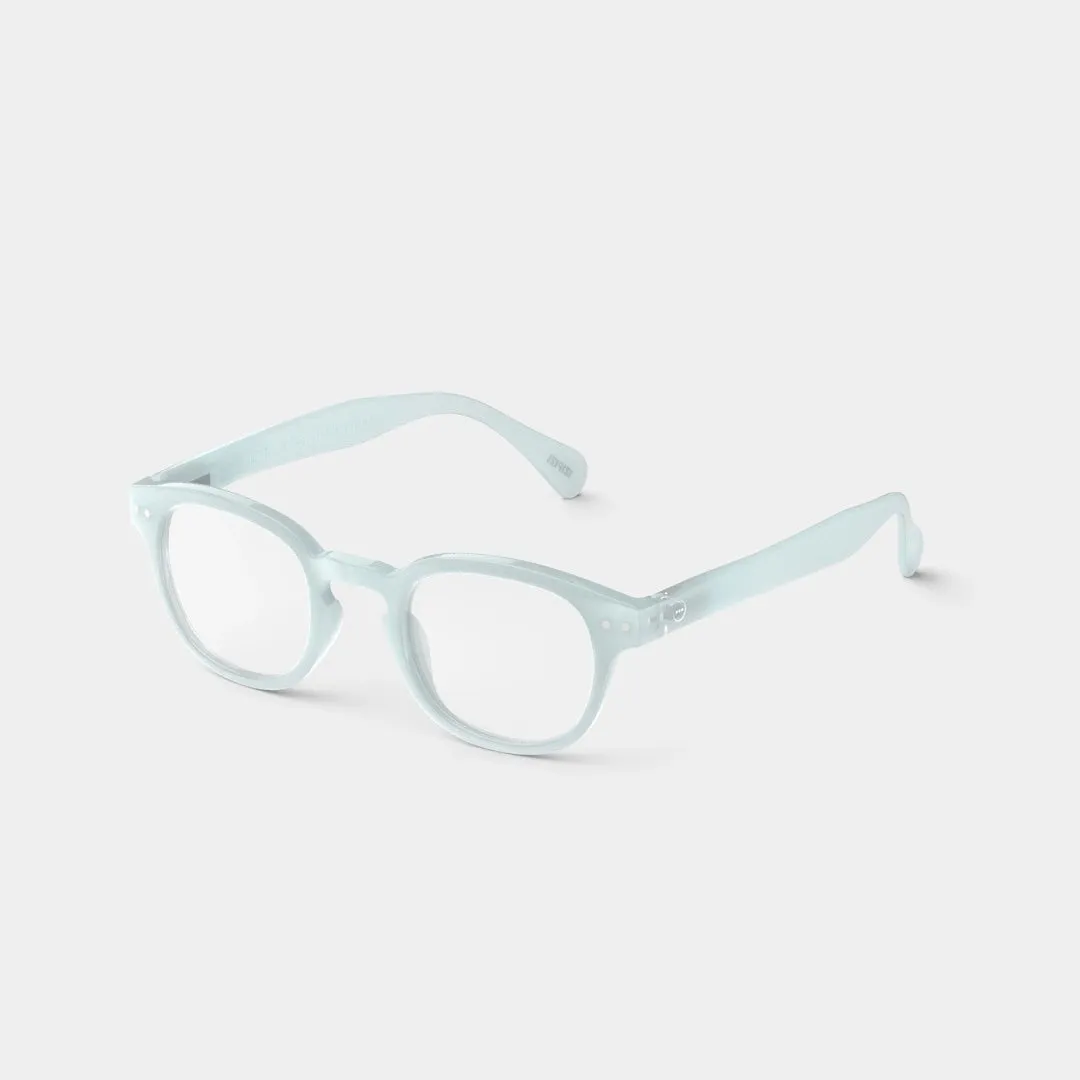 Reading Glasses  1.5 Square in Misty Blue Style C