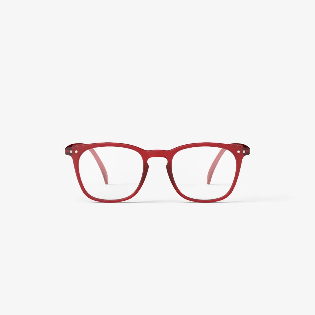 Reading Glasses  1.5 Trapezium in Rosy Red Style E