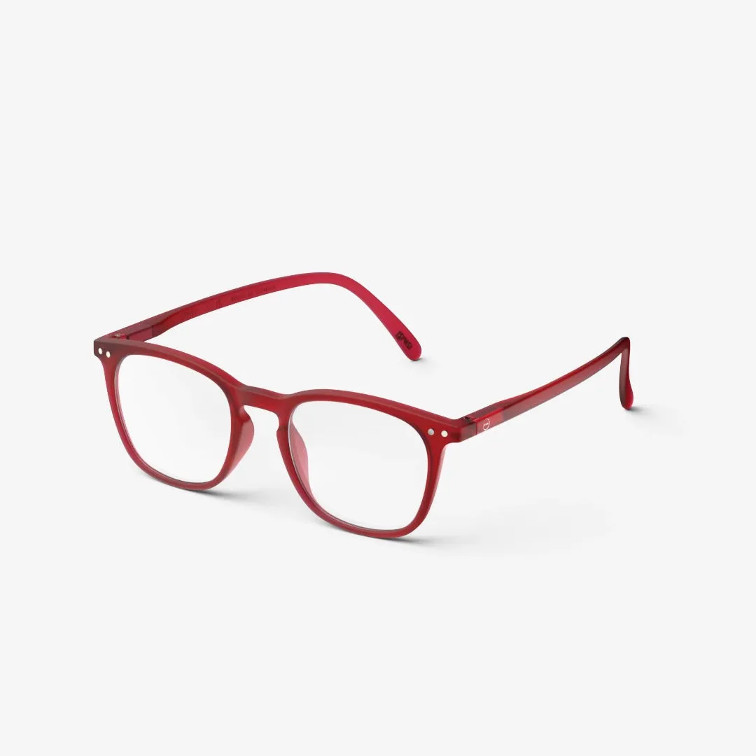 Reading Glasses  1.5 Trapezium in Rosy Red Style E