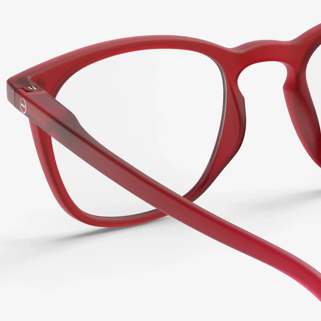 Reading Glasses  1.5 Trapezium in Rosy Red Style E