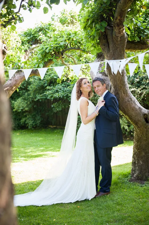 Rebecca, Eastbourne - veil & hairpin