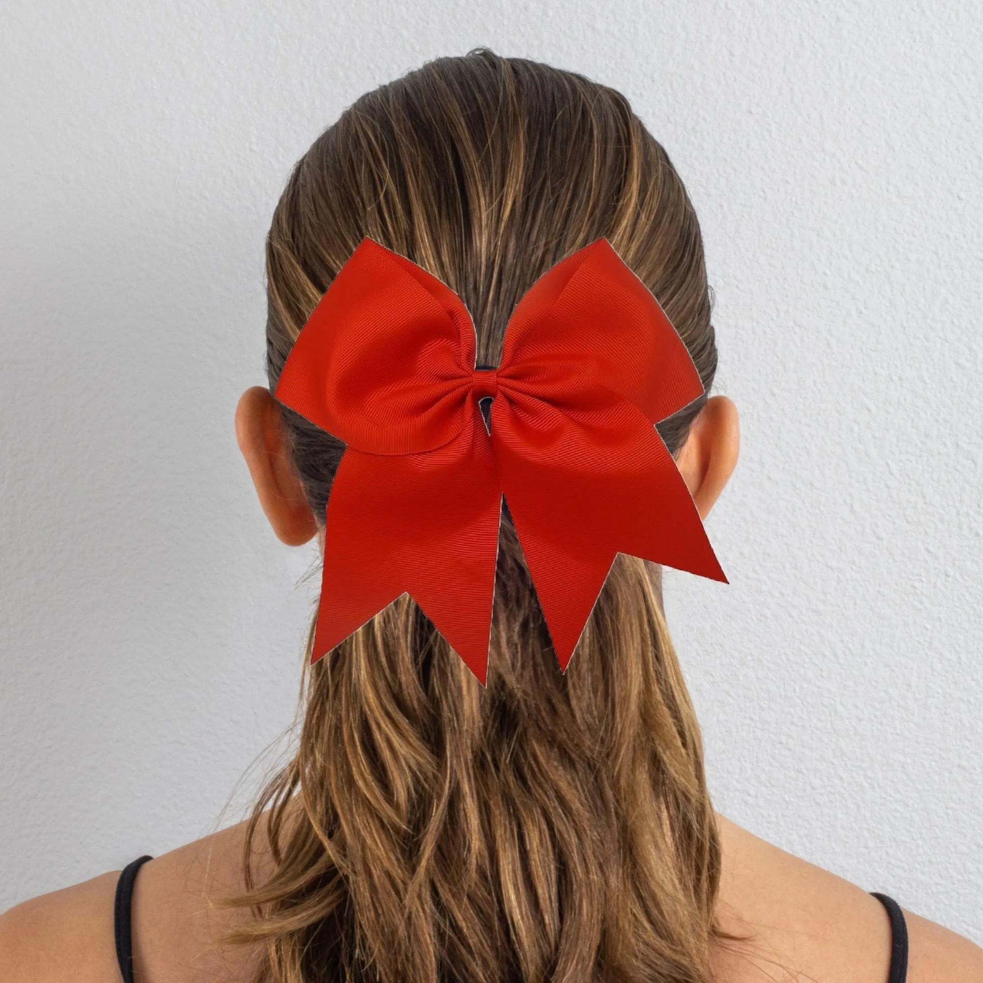 Red Cheer Bow