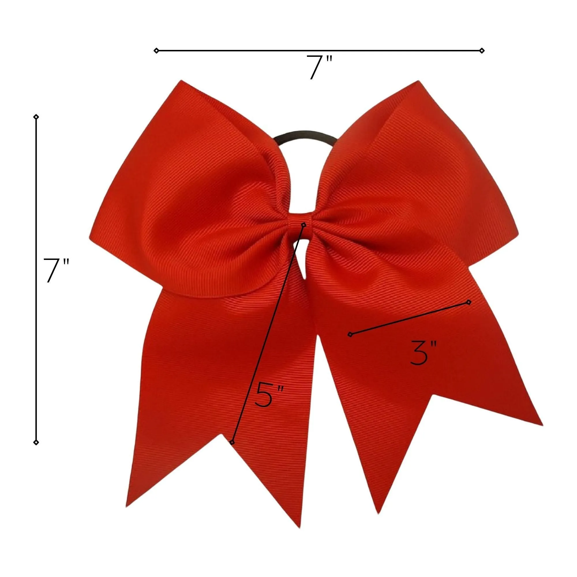 Red Cheer Bow