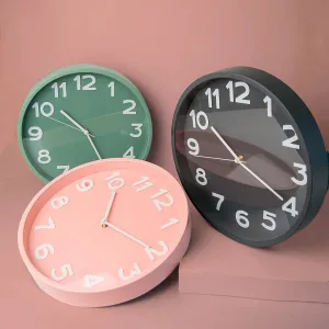 Round Color Wall Clock