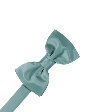 Sea Glass Luxury Satin Bow Ties