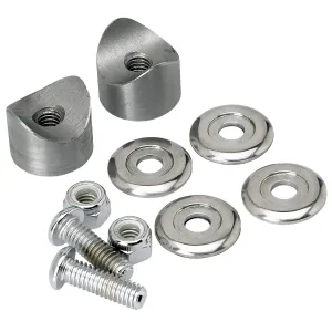 Solo Seat Hairpin Spring Mounting Kit - Stainless Washers