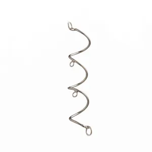 Spiral Ear Cuff Earrings in Sterling Silver 63mm 20 Gauge